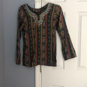 Indian Cotton Casual Top